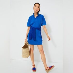 Tuckernuck Blue Pique Teller Polo Dress